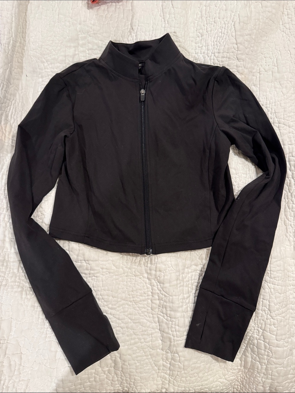 Balance Athletics (now Vitality) cropped Women’s Black Zip-Front Jacket